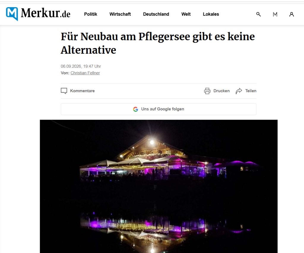 "Für Neubau am Pflegersee gibt es keine Alternative"