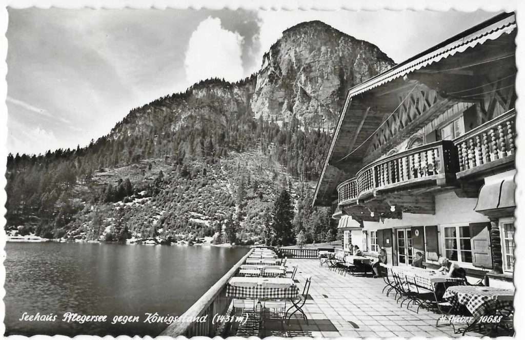 Alte Postkarte vom Berggasthof